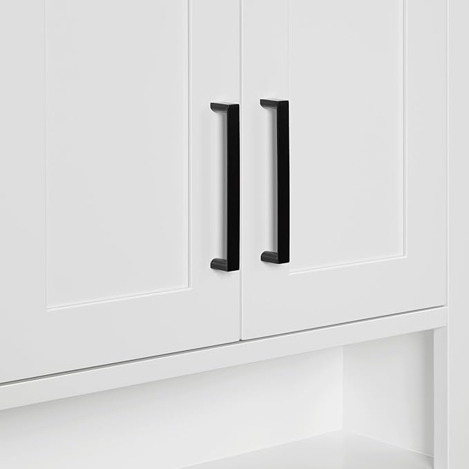 ARIEL Bathroom Wall Cabinet 31" H x 23.1W x 8" D - Open Shelf - White