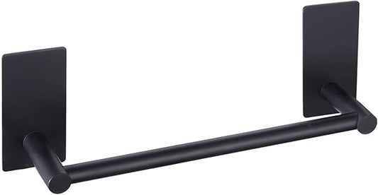 KES 9-Inch Self Adhesive Towel Bar Kitchen Towel Rack Wall Mount No Drill SUS 304 Stainless Steel Matte Black, A7000S23-BK