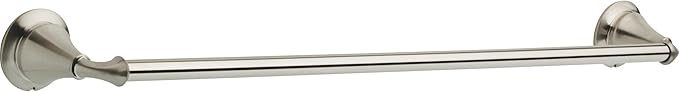 DELTA FAUCET 79424-SS Linden 24 in. Wall Mount Towel Bar Bath Hardware Accessory in Stainless Steel