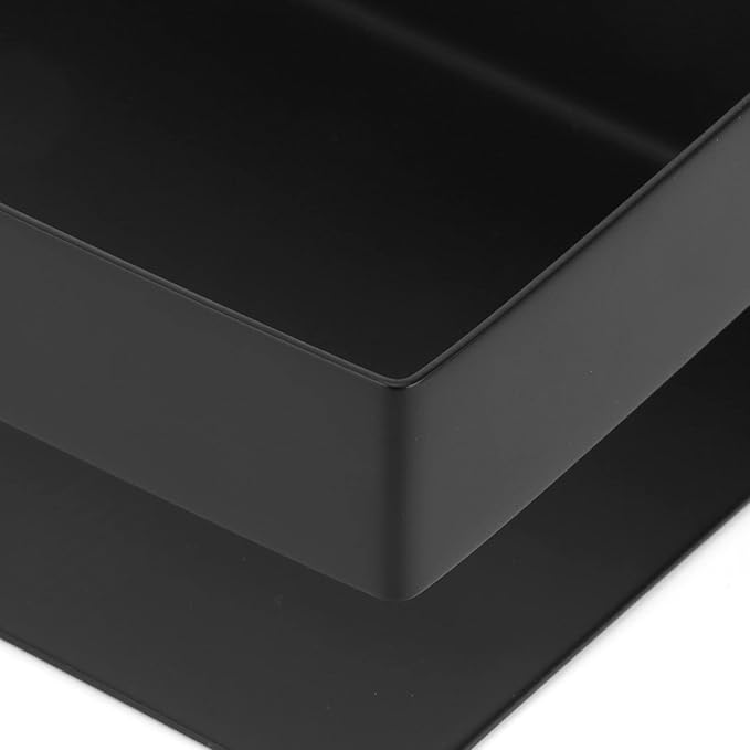 Matte Black Stainless Steel Bathroom Shelf 30cm, Durable Storage Rack for Kitchen and Home - Waterproof SUS 304 Material, Space Saving Organizer