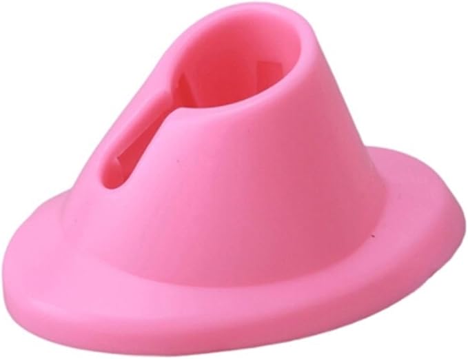 Pink Nail Polish Bottle Holder Soft Rubber Nail Polish Bottle Holder Anti-Spill Nail Polish Stand Display Manicure Tools Nail Art Polish