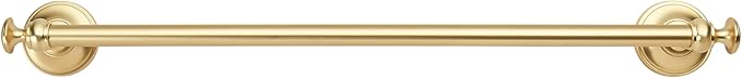 khtumeware 1 Pack Brushed Gold Towel Bar 18 Inch Towel Rack for Bathroom Wall Mounted Thicken Steel Towel Rod Modern Home Decor