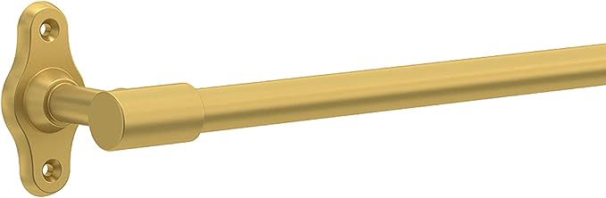 Franklin Brass Calloway (1-Pack) 18'' Towel Rack w/ 6" Extender for Bathroom Satin Gold Towel Bar for Bathroom Wall Mounted Towel Holder Rod CLWY26-SG
