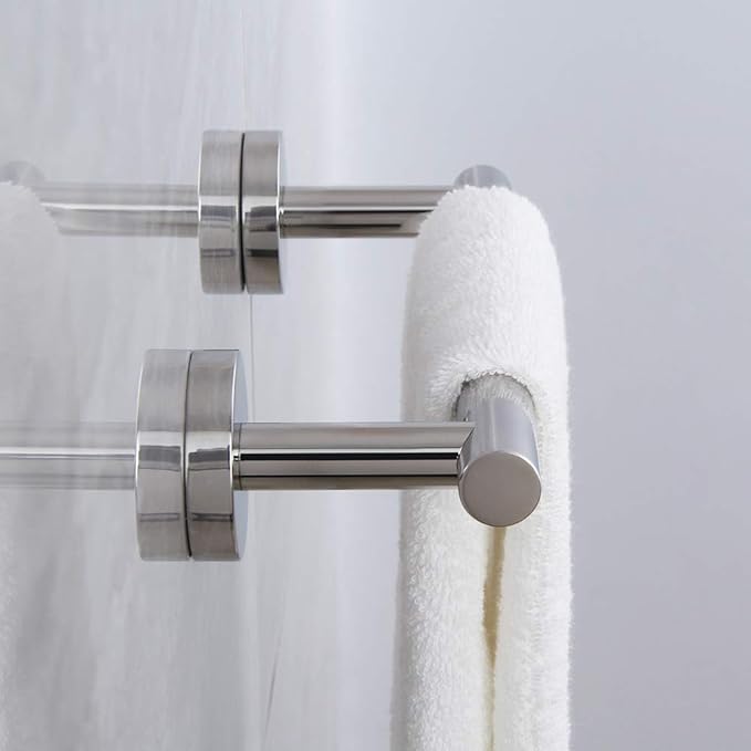 SUS 304 Stainless Steel 9-Inch Towel Bar Towel Rack Wall Mounted Towel Rail Towel Rod for Bathroom Modern Style Polished Finish