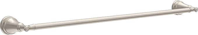 Delta Mylan (1-Pack) 18'' w/ 6" Extender Towel Rack for Bathroom SpotShield Brushed Nickel Extendable 18-24" Towel Bar for Bathroom Wall Towel Holder Rod Wall Mounted MYN18-DN