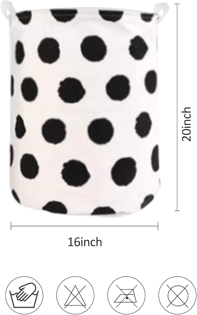 Collapsible Laundry Basket in Bedroom Waterproof Laundry Hamper in Bathroom Large Laundry Bag in College Dormitory Cloakroom Livingroom Nursery Organizer Toy Bin