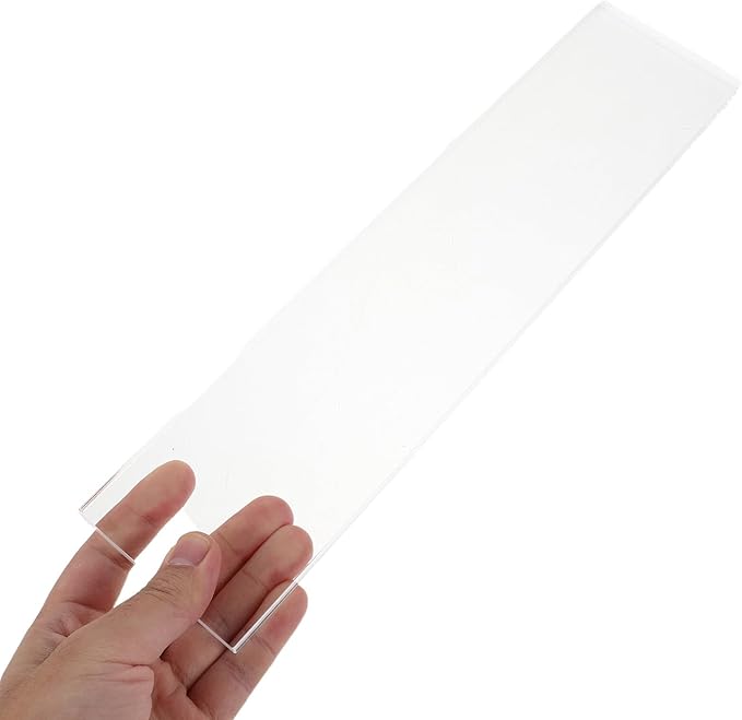 Toyvian 2pcs 13-inch Acrylic Floating Wall Ledge Shelves Medicine Cabinet Replacement for Bathroom Kitchen Storage and Organization