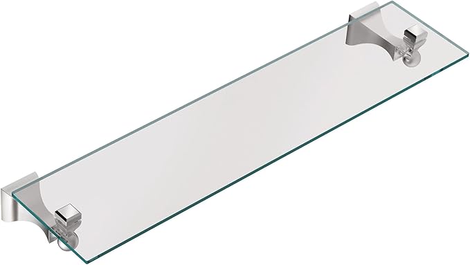 Moen DN8390CH Retreat Glass Vanity Shelf, Chrome