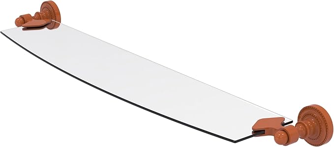Allied Brass DT-33/24-ASP Dottingham Collection 24 Inch Glass Shelf, Autumn Sparkle