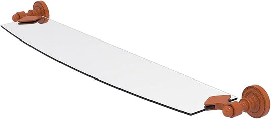 Allied Brass DT-33/24-ASP Dottingham Collection 24 Inch Glass Shelf, Autumn Sparkle