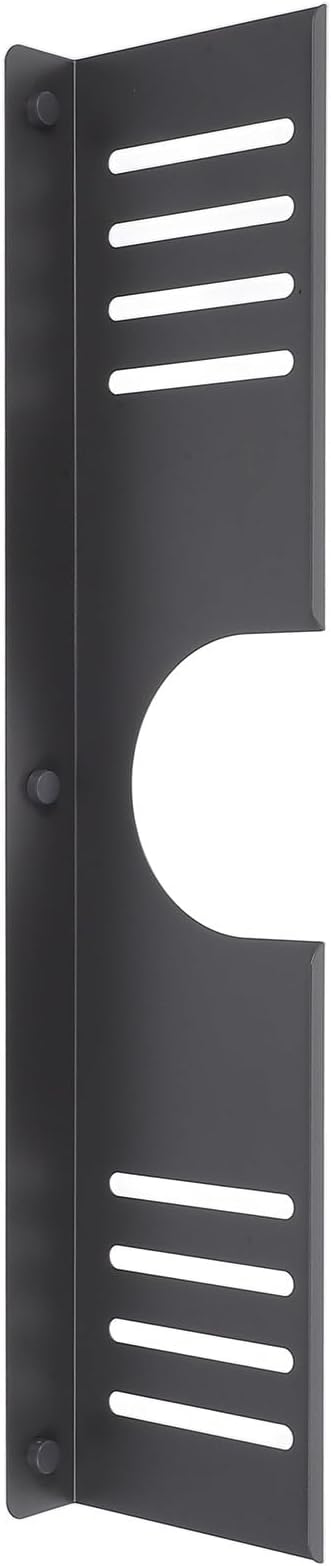 OSALADI The Sink Bathroom Shelf Wall Mounted 50cm U-Shaped No Drill Organizer Gunmetal Gray Bathroom Sink Organizer and Kitchen Storage