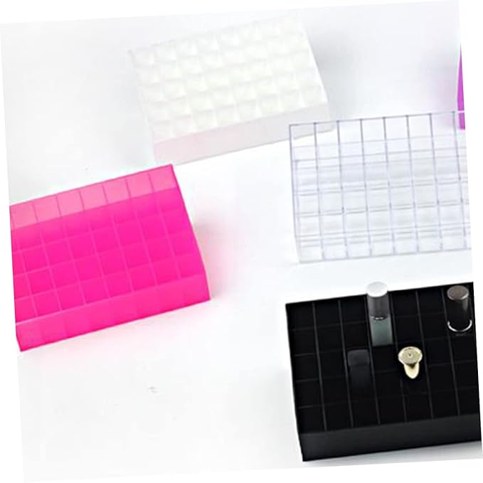 Vanity Makeup Holder 40 Slots Lipstick Storage Box Organizer for Travel Home Desk Modern Design