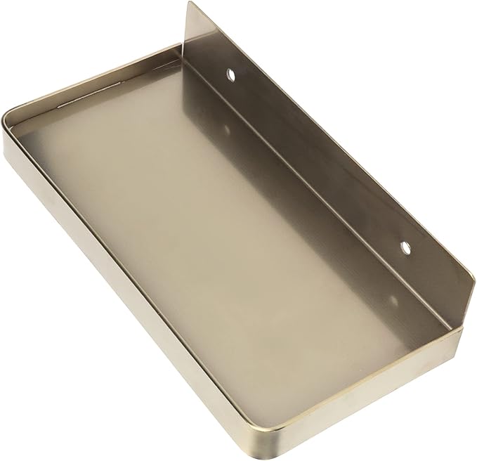 TOPINCN Toilet Phone Shelf, Floating Wall Shelves Wall Mounted Thick Phone Holder, Stainless Steel Multifunctional Storage Shelf for Bathroom, Toilet, Kitchen (Gold)