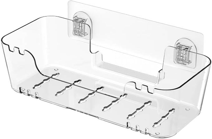 Bathroom Shelf, Wall Mounted Storage Basket, Kitchen and Bathroom Storage Rack