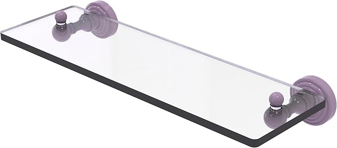 Allied Brass Waverly Place Collection Glass Vanity Shelf with Beveled Edges