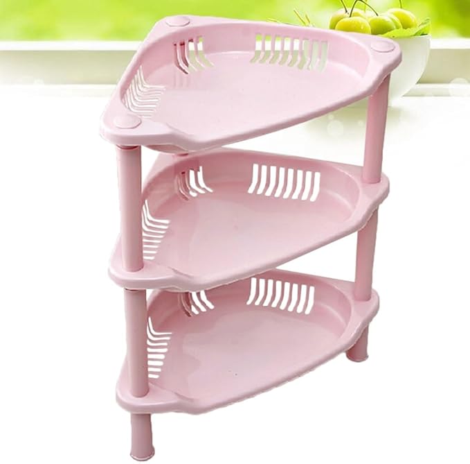 Plastic Shelf Bathroom Organizer Rack Household Kitchen Stora Kithcen