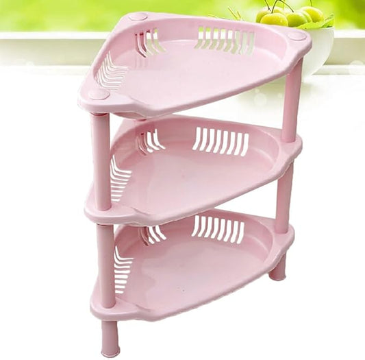 Plastic Shelf Bathroom Organizer Rack Household Kitchen Stora Kithcen