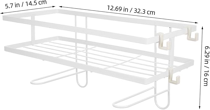 POPETPOP Toilet Storage Rack Space-Saving Shelf for Bathroom No Drilling Organizer Shelf