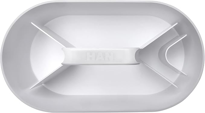 HAN Toolbox Loft 1200-12 with 4 Compartments Removable Storage Tray and Carry Handle Snow White