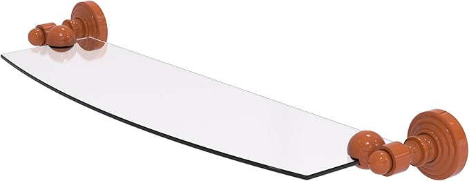 Allied Brass WP-33/18-ASP Waverly Place 18 Inch Glass Shelf, Autumn Sparkle