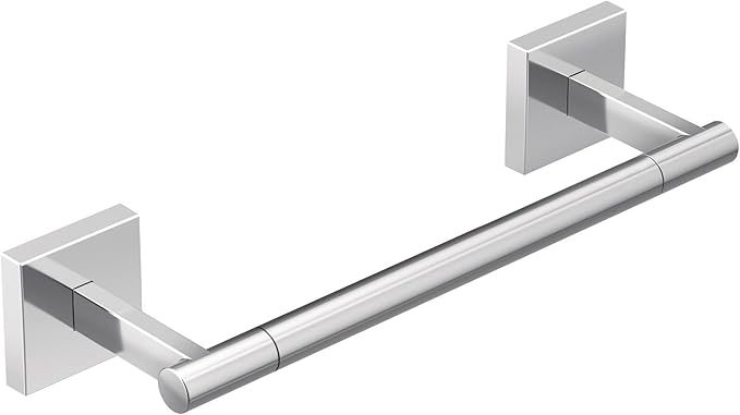 Moen Triva Chrome 9" Bathroom Hand -Towel Bar, BP1886CH (Pack of 2)