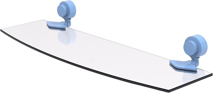 Allied Brass Venus Collection Glass Shelf with Smooth Accents