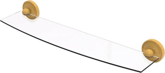 Allied Brass PR-33/24-SGL Prestige Regal Collection 24 Inch Glass Shelf, Spanish Gold