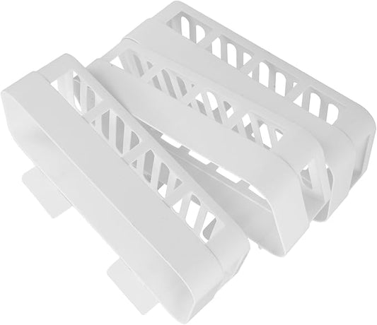 ABOOFAN Wall Suction Storage Holder Hanging Shelves Toilet Storage Rack Easy Install White