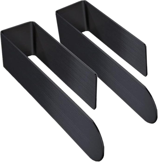 szhdxsy 2pcs Towel Holder SUS 304 Stainless Steel Towel Rod, Self Adhesive Towel Holder Towel Rod Towel Rack for Bathroom,Kitchen (Black)