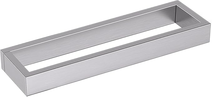TNOMS Single Towel Bar Towel Holder Bathroom Hardware Accessories,Stainless Steel Wall-Mounted Towel Rack Towel Rail,12 Inches Brushed Nickel