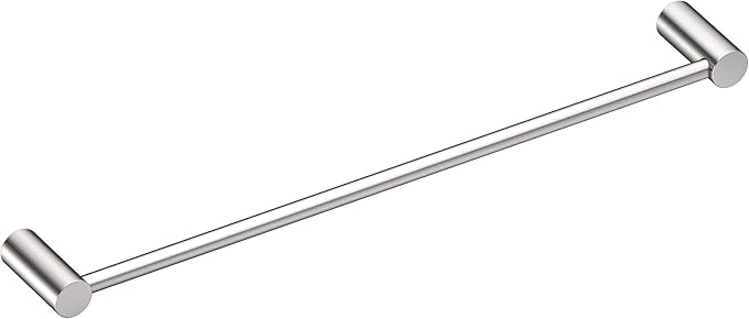 Moen 24-in Align Modern Wall Mounted Chrome Towel Bar Accessory, Sturdy Contemporary Design for Bathroom Towel Storage and Organization, YB0424CH