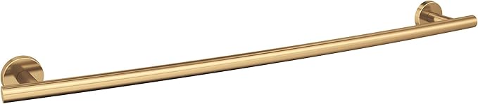 Amerock BH26544CZ | Champagne Bronze Towel Bar | 24 in (610 mm) Towel Rack | Arrondi | Bathroom Towel Holder | Bathroom Hardware | Bath Accessories