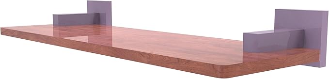 Allied Brass MT-1-16-IRW-LVN Montero Collection 16 Inch Solid IPE Ironwood Shelf, Lavender