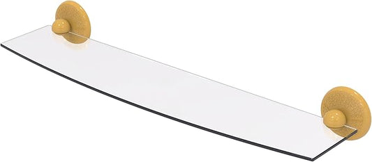 Allied Brass PMC-33/24-SGL Prestige Monte Carlo Collection 24 Inch Glass Shelf, Spanish Gold