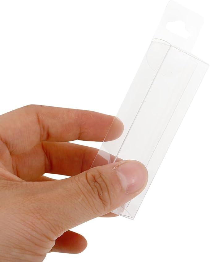 Beavorty 25pcs Clear Lip Balm Holder Empty Lipstick Boxes for Lip Gloss Spacious Reusable Storage for Cash and Crafts Organizing Your Beauty Products