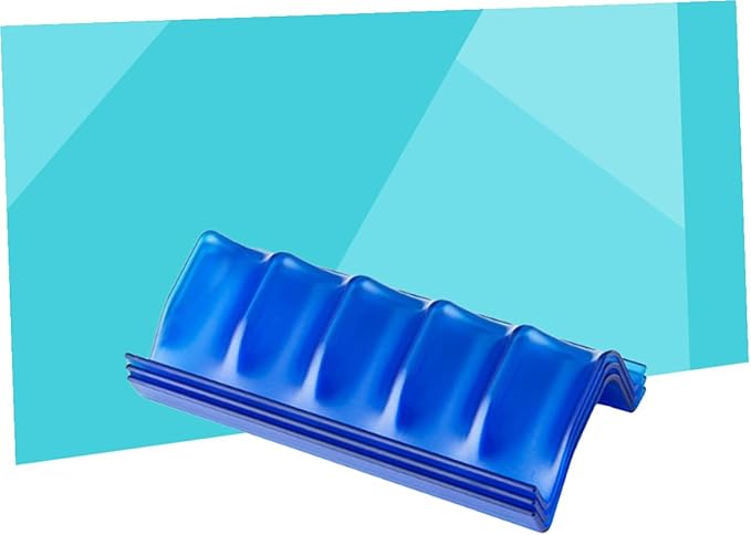 SHINEOFI 5 Slots Essential Oil Bottle Storage Rack Bathroom Counter Organizer Foldable Plastic Rack