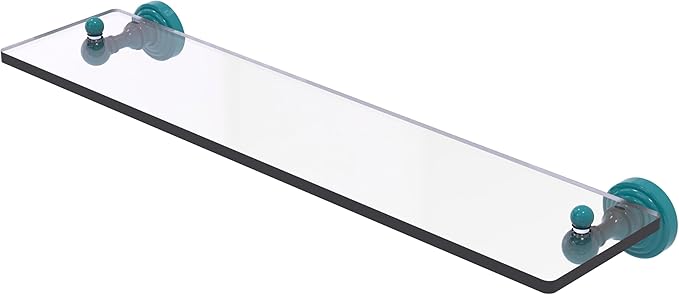 Allied Brass Waverly Place Collection Glass Vanity Shelf with Beveled Edges