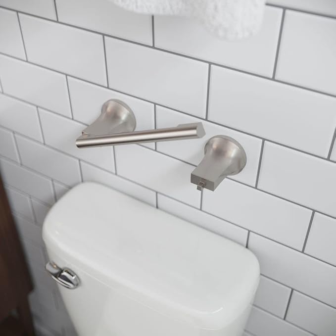Pfister BPHPFM0GS Pfirst Modern Toilet Paper Holder, Spot Defense Brushed Nickel (Pack of 3)