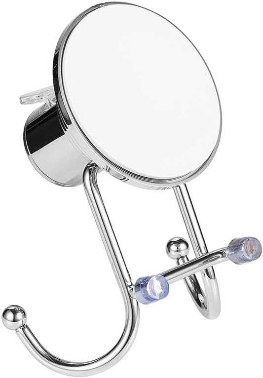 JiePai Vacuum Suction Cup Hooks Shower Bath Towel Hooks Hanging Towel Holder Wall Towel Rack Organizer for Kitchen, Bathrobe,Loofah,Bronze (1 Pack)