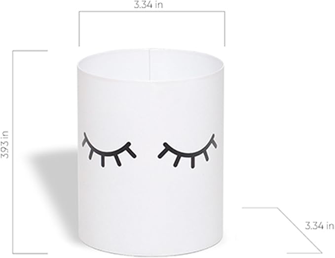 GEGUTON Makeup Design Pen Holder ?€? Steel, White, Fun and Feminine Look ?€? Organizes Pens and Accessories, Adds Charm to Desks, Great Gift Idea ?€? Fun Collection
