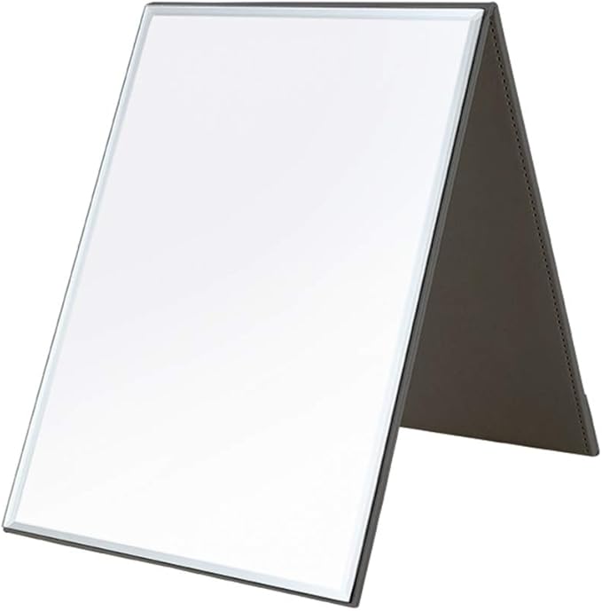 Zcooooool Large Portable Super HD Mirror - Multi Stand Angle Hand Free/Handheld/Tabletop Foldable Mirror 6.9x4.9 Inch