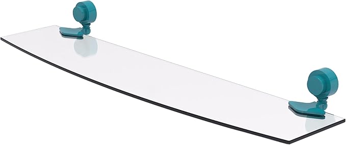 Allied Brass Venus Collection Glass Shelf with Smooth Accents
