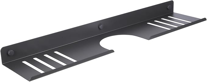 Hemobllo Over Sink Bathroom Shelf No Drill Wall-Mounted Organizer for Easy Access to Toiletries Construction for Bathroom and Kitchen Use Space-Saving Design