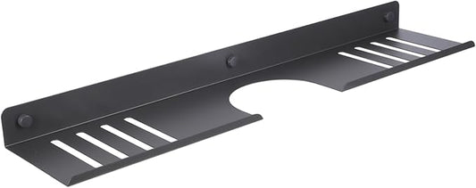 Hemobllo Over Sink Bathroom Shelf No Drill Wall-Mounted Organizer for Easy Access to Toiletries Construction for Bathroom and Kitchen Use Space-Saving Design