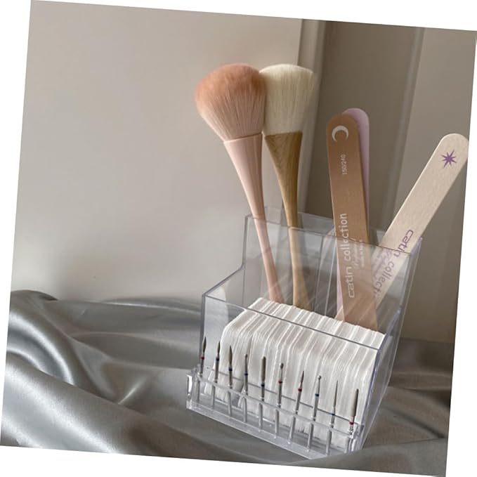 MERRYHAPY 1pc Multi-function Nail Art Tools Rack for Polishing Machine Manicure Grinding Holder Base Organizer for Nail Art Supplies Home