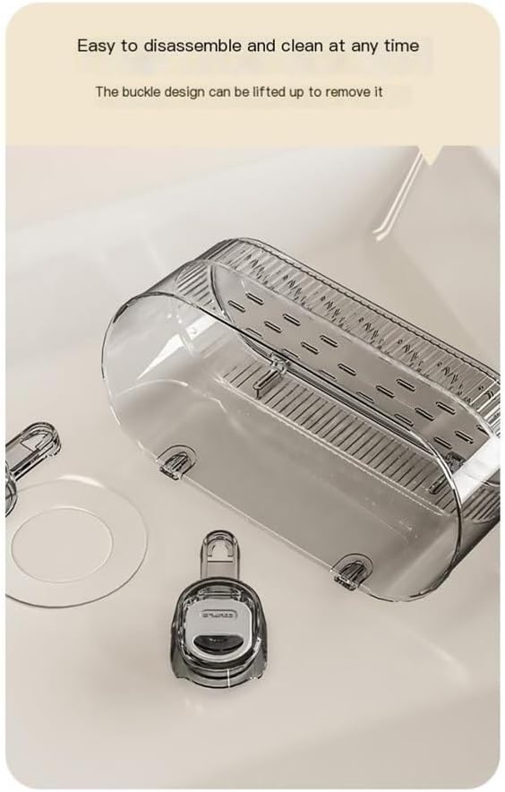 Bathroom Shelves Suction Cup Bathroom Shelf Wall Mounted Storage Box Vanity Shelf Bathroom Organizers and Storage