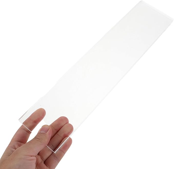 PRETYZOOM Medicine Cabinet Shelf Replacement Acrylic Floating Wall Ledge for 13-inch Cabinet, 2pcs Set, Bathroom and Kitchen Storage Organizer