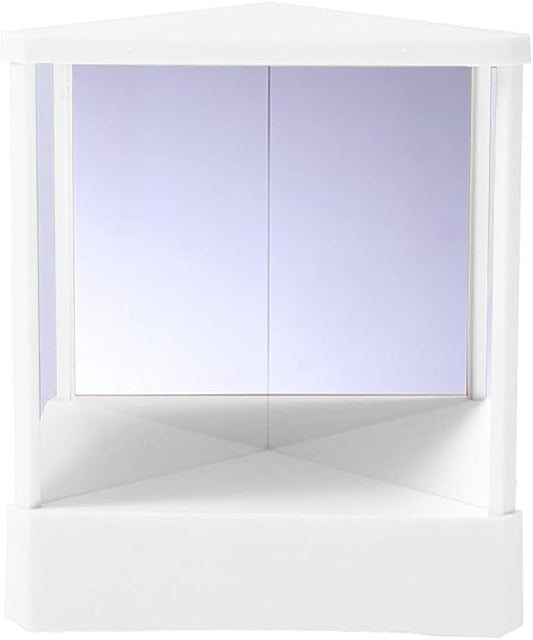 Non-Reversing Mirror with Real Image Reflection - Beveled Standing Cosmetic Inverted Mirror for Makeup, Hair Styling, Grooming, Facial Correction