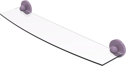 Allied Brass 1033/24-LVN Skyline Collection 24 Inch Glass Shelf, Lavender
