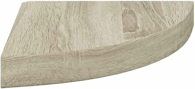Floating Corner Shelf, 9.8 Inch Triangular Wall Mount Storage Shelves for Bedroom, Living Room, and Home Office, Matte Brown Minimalist Display Organizer